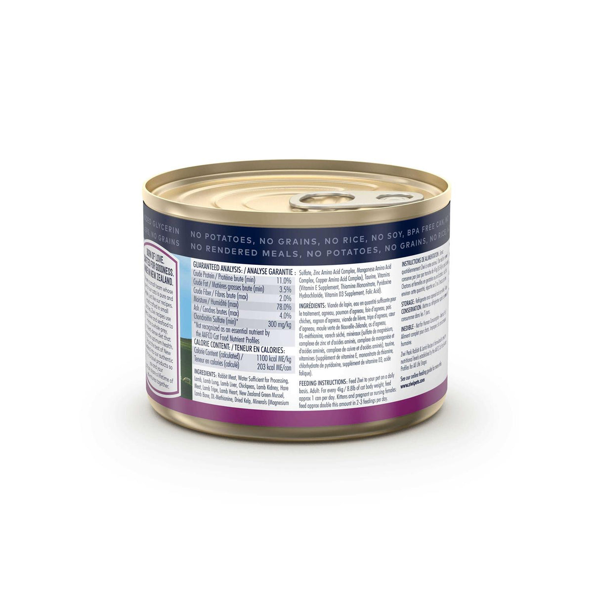 Rabbit & Lamb Recipe Canned Cat Food F38207