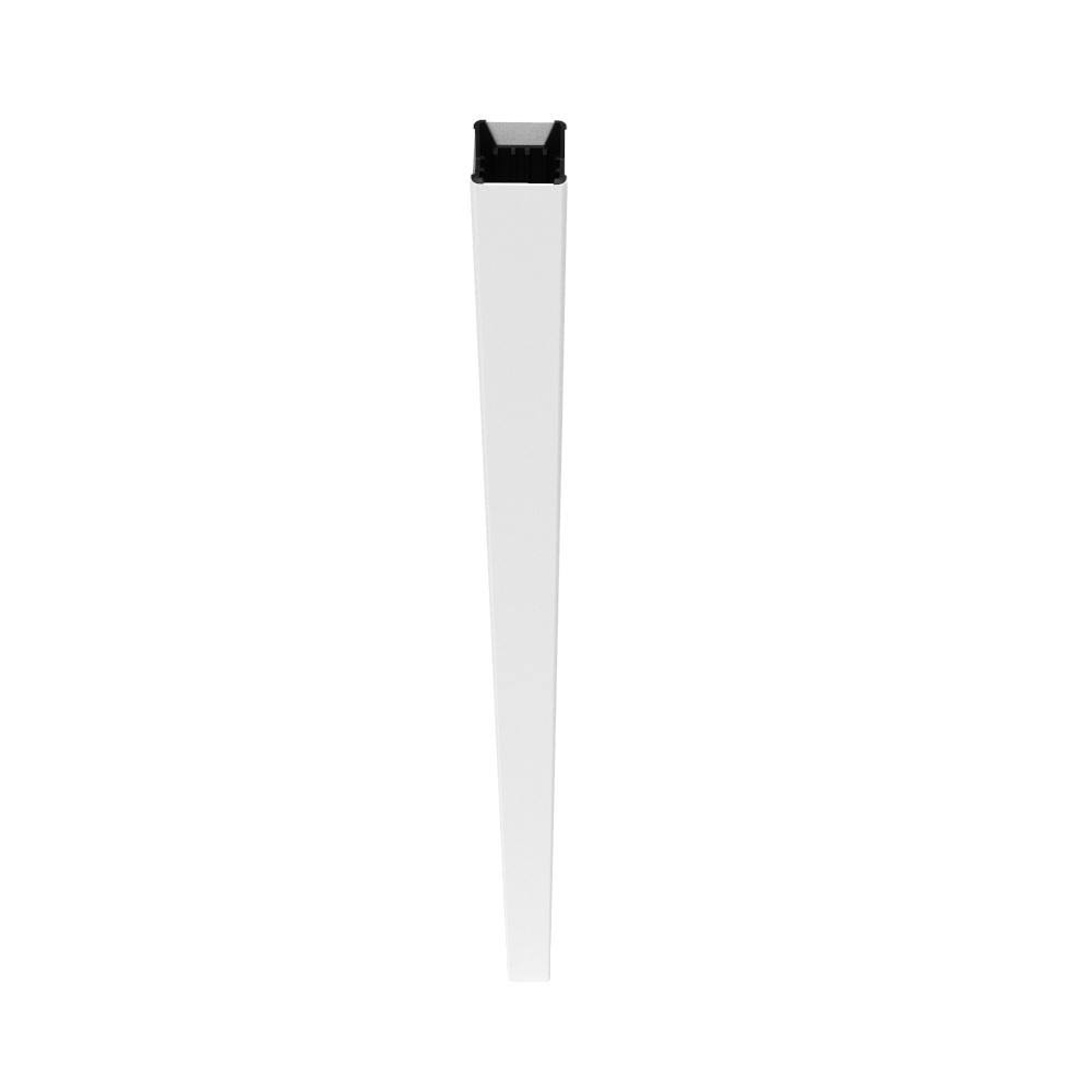 Satin White Post Box V8753