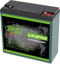 12V 20Ah LiFePO4 Lithium Battery Pack of 2 B1935