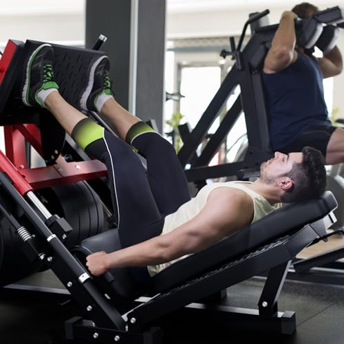 Adjustable Leg Press Hack Squat Machine with Linear Bearing Z2185