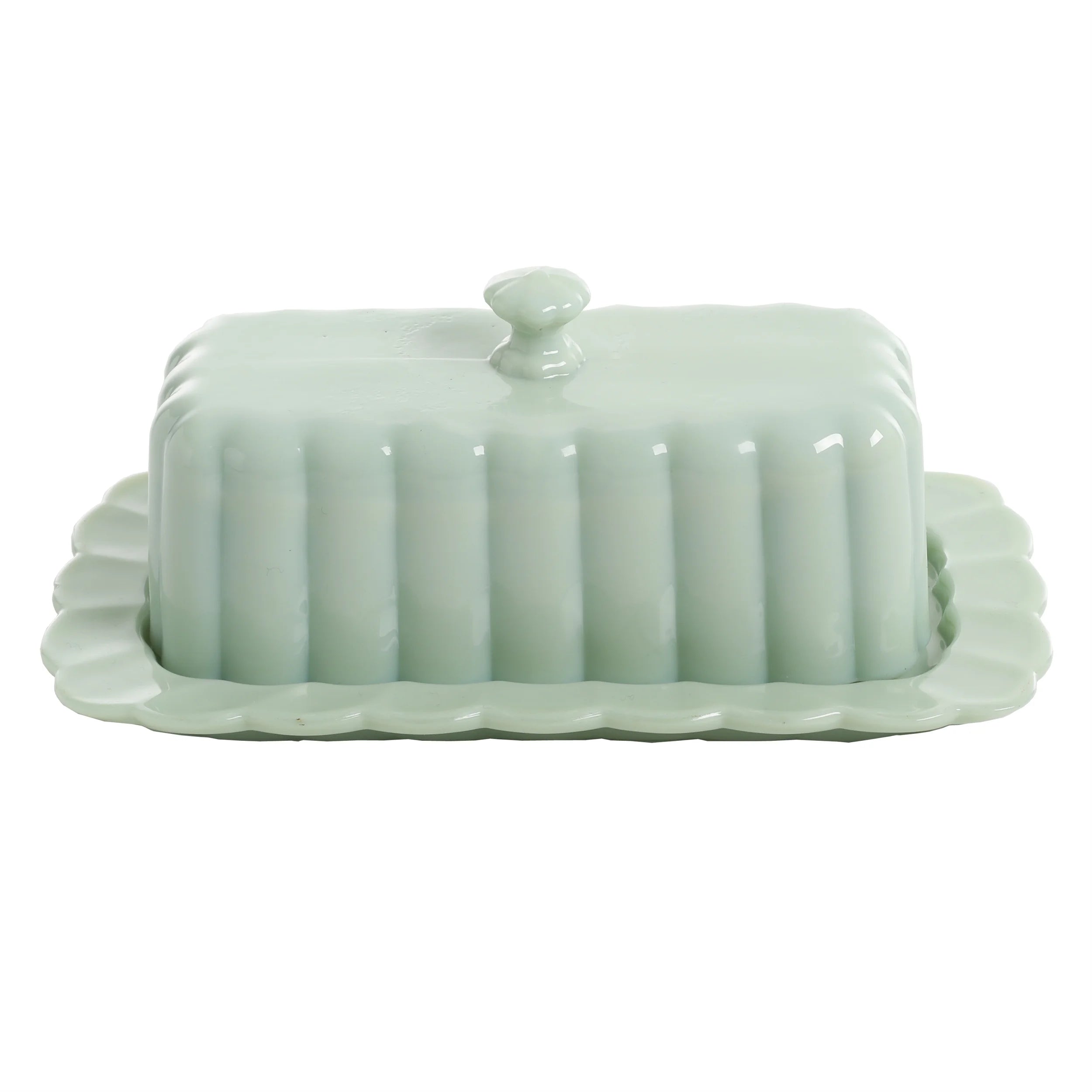 3-Piece Glass Sugar Bowl Creamer & Butter Dish Set X184893