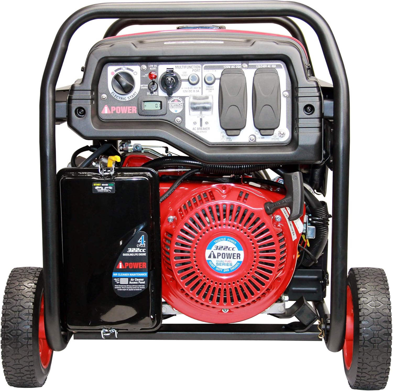 6000 Watt Portable Generator Gas Propane Powered Electric Start R9624