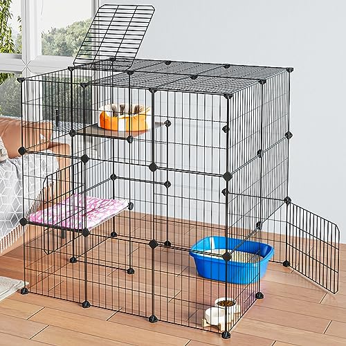 3-Tier Metal Wire Cat Cage B940