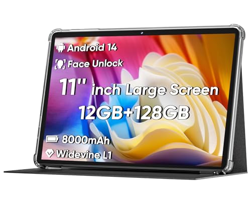 11inch Android 14 Tablet, Octa-core CPU, 12GB+128GB+1TB Expand, 8000mAh Battery V94781