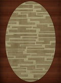 Oval 4' x 6' Area Rug D3542