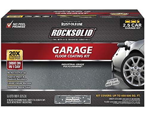 2.5 Car Kit High Gloss Gray Garage Floor Coating U745947