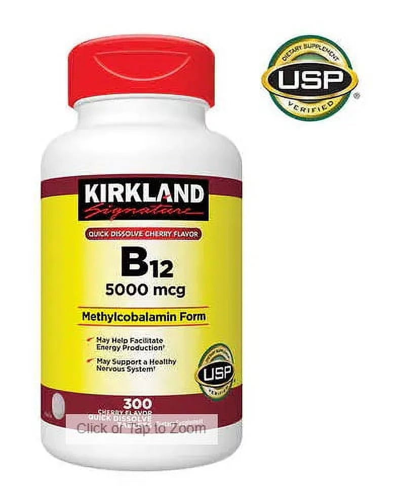 300 Tablets B-12 5000 mcg A871