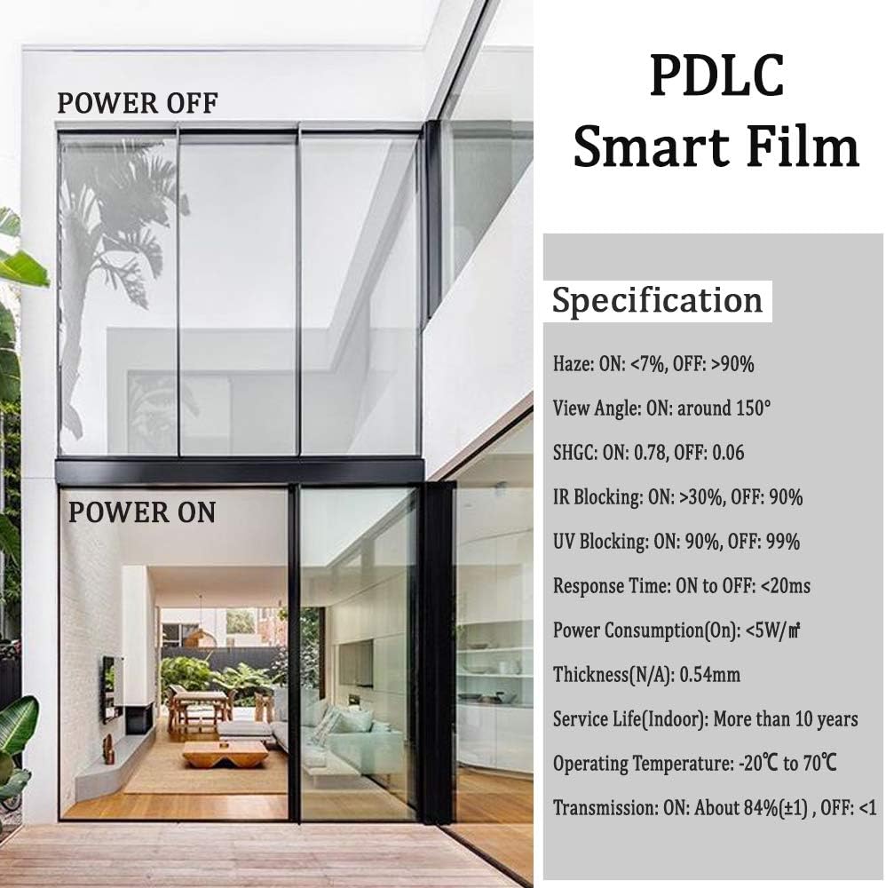 6Inch x 12Inch Smart Window Film Y762