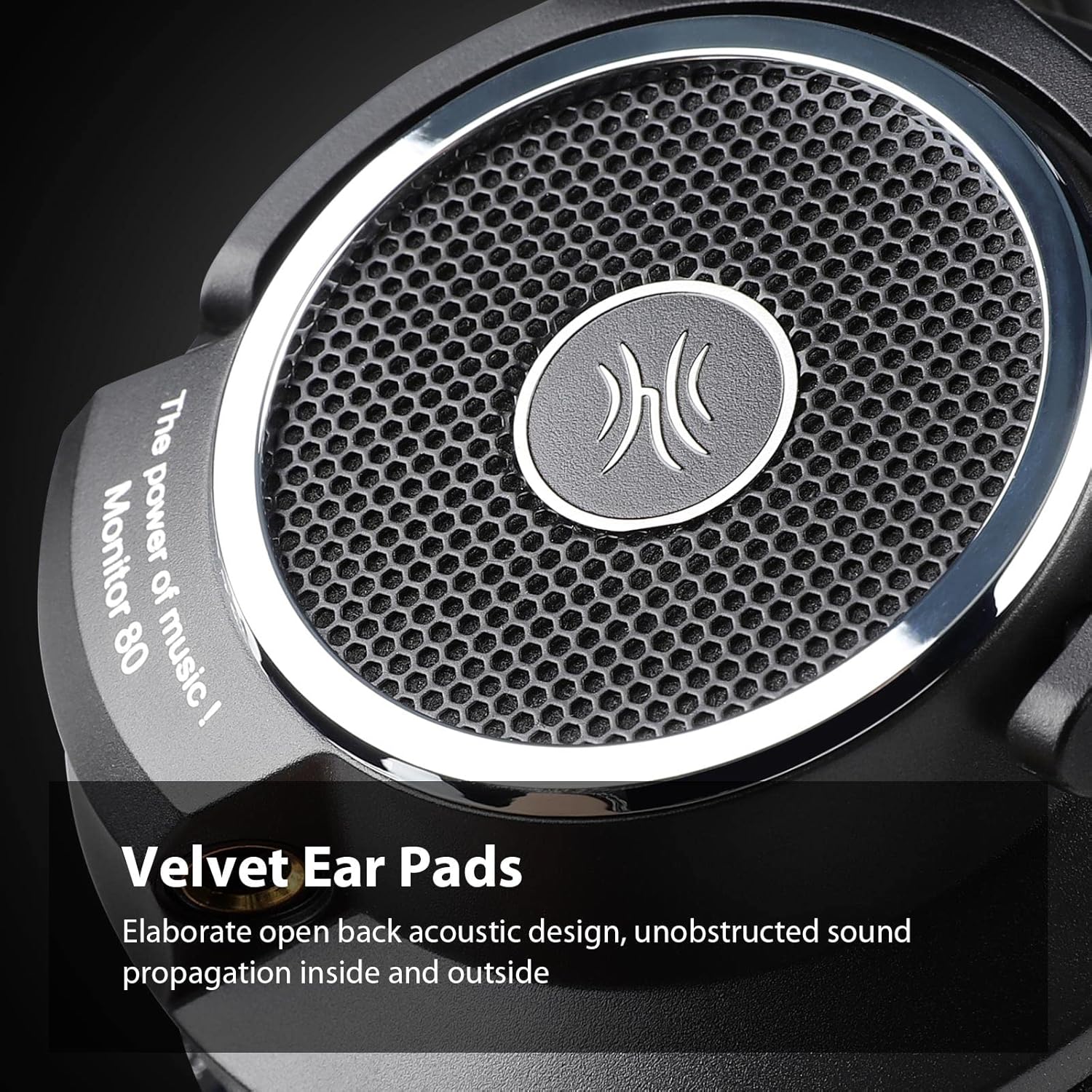 250 Ohm Open Back Studio Headphones with Velour Earmuffs W7987