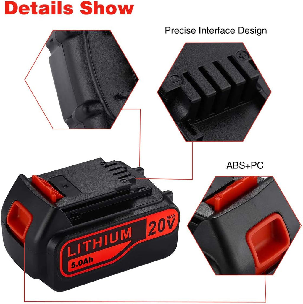 5.0Ah 20V Lithium-Ion Rechargeable Battery H6795