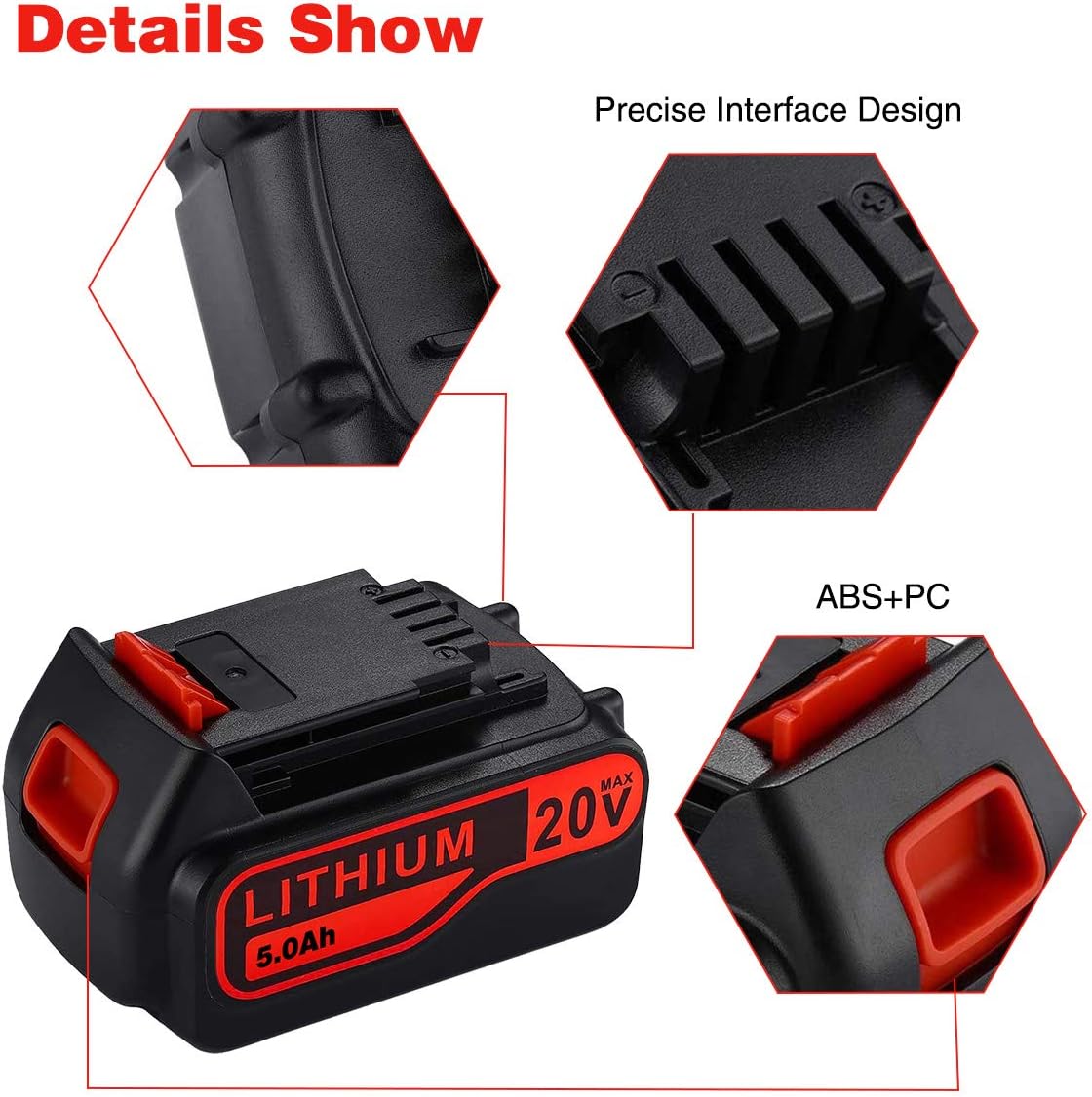 5.0Ah 20V Lithium-Ion Rechargeable Battery H6795