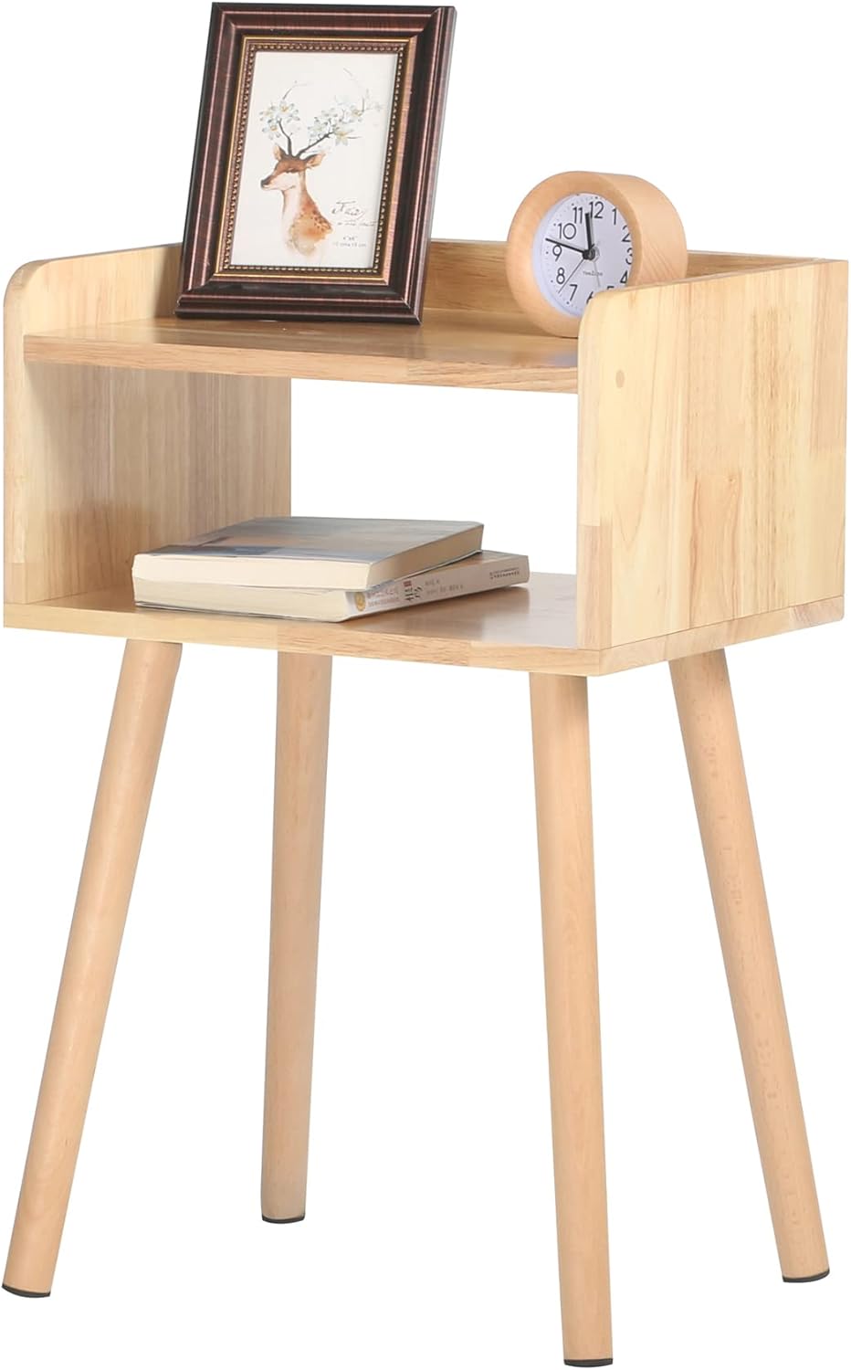 Solid Wood Night Stands Bedside Table Pack of 2 L156