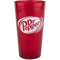 32 oz. Red Plastic Tall Pebbled Tumbler V5443