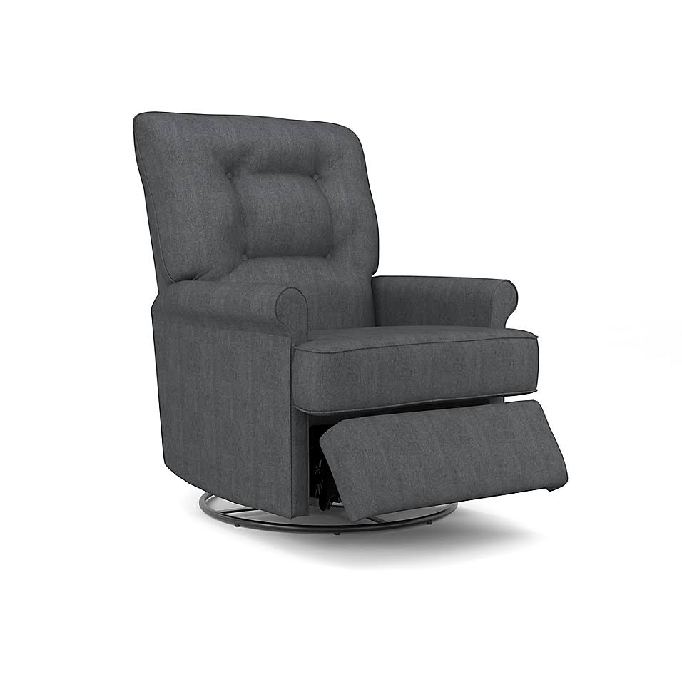 Graphite Swivel Glider Recliner V2687