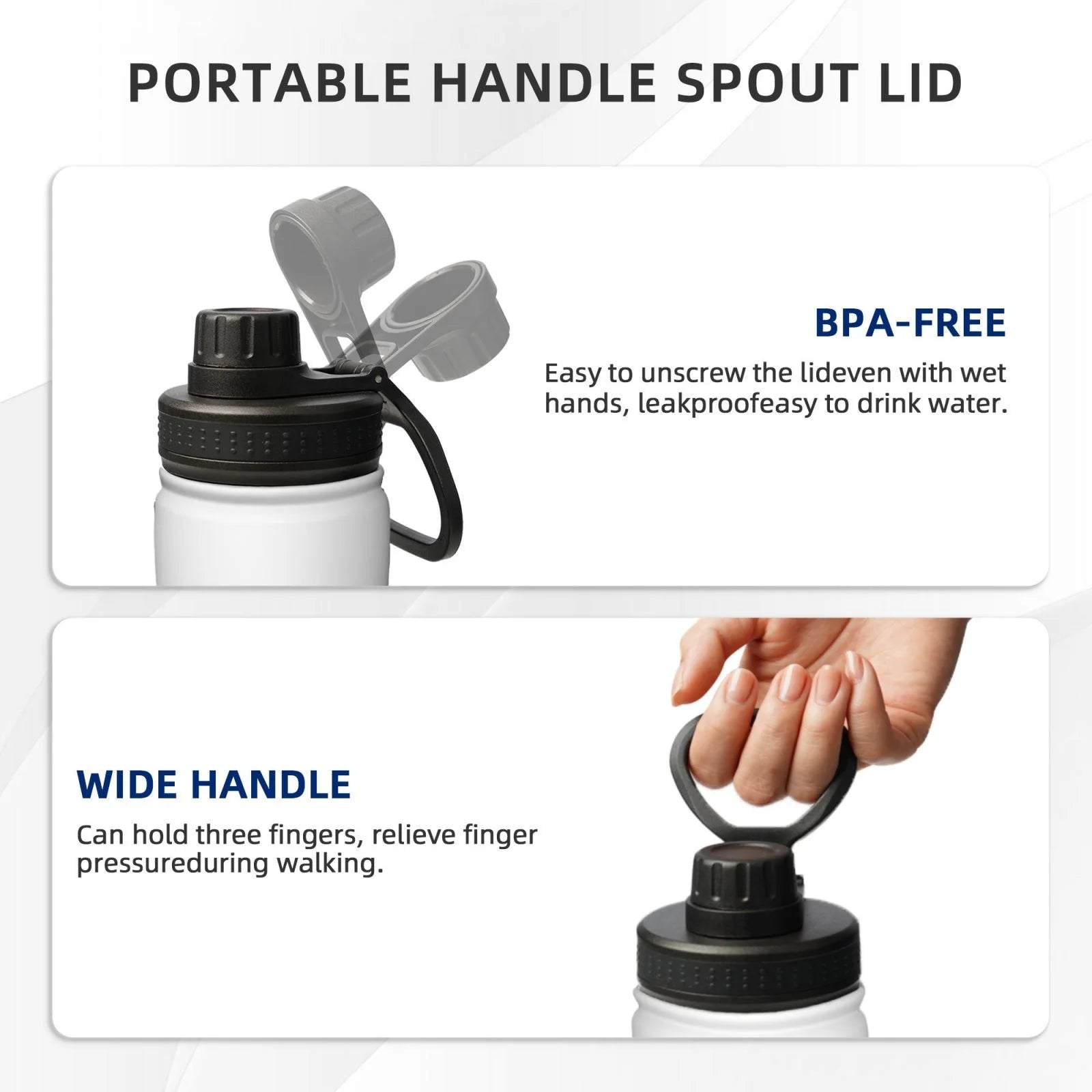 18OZ Insulated Stainless Steel Water Bottle F190718