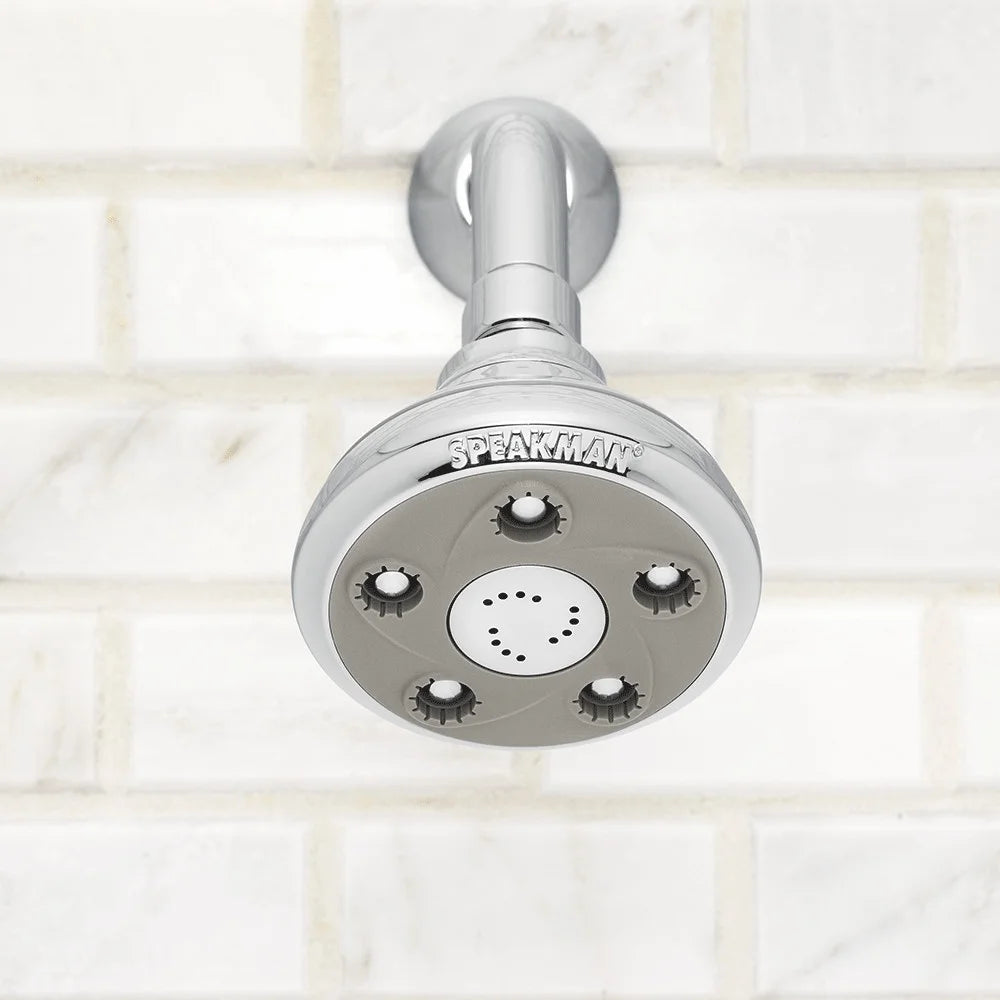 Brushed Nickel Adjustable Shower Head P1521