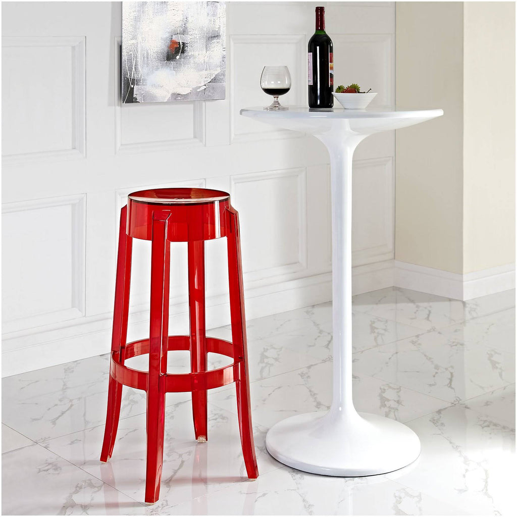 Red Bar Stool L8045