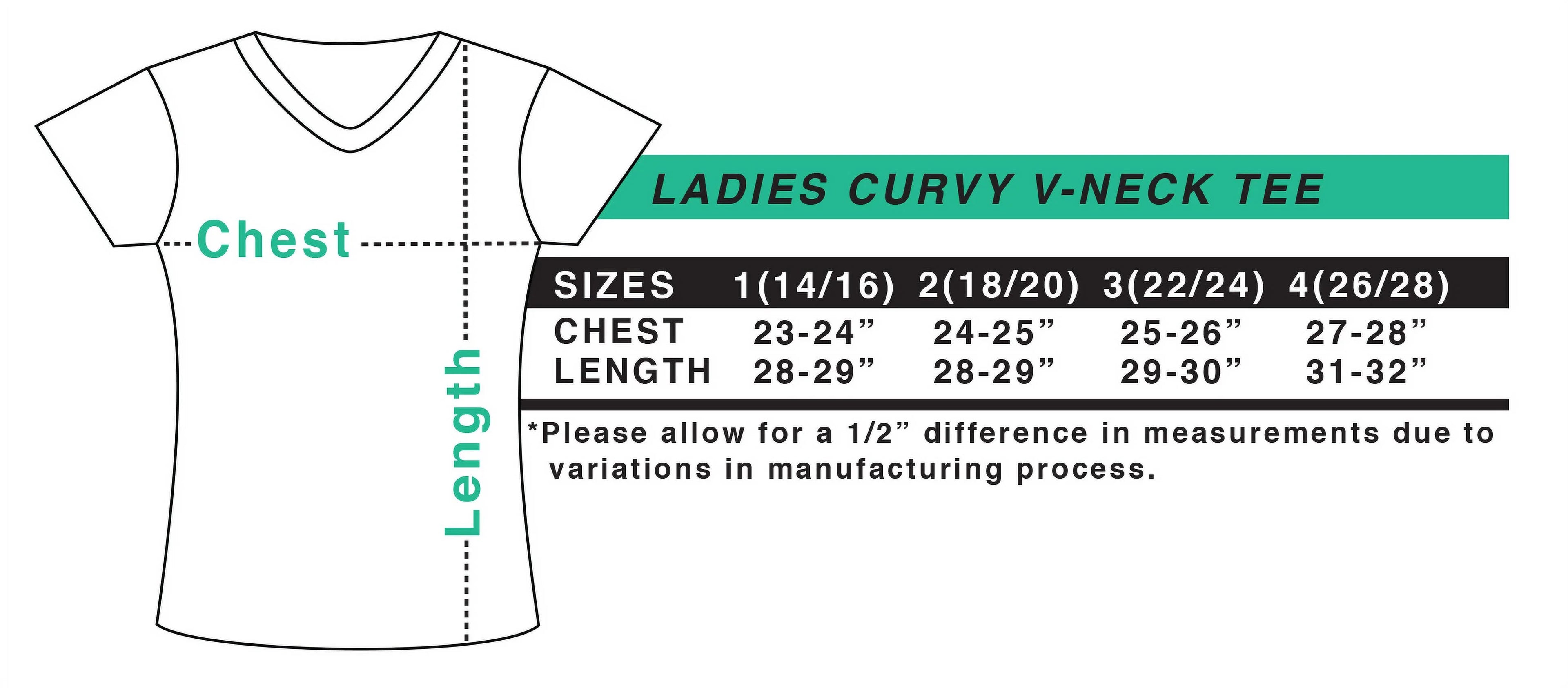 Women's Plus Size V-Neck T-Shirt H494
