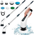 Cordless Electric Spin Scrubber with 7 Replaceable Brush Heads W35509