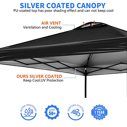 Silver Coated Oxford Cloth Canopy Replacement Top Cover Q44893