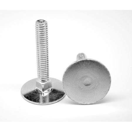 3/8 inch-16 x 1 1/4 inch Coarse Thread Grade 2 Elevator Bolt Low Carbon Steel Zinc Plated Pk 100 K71688