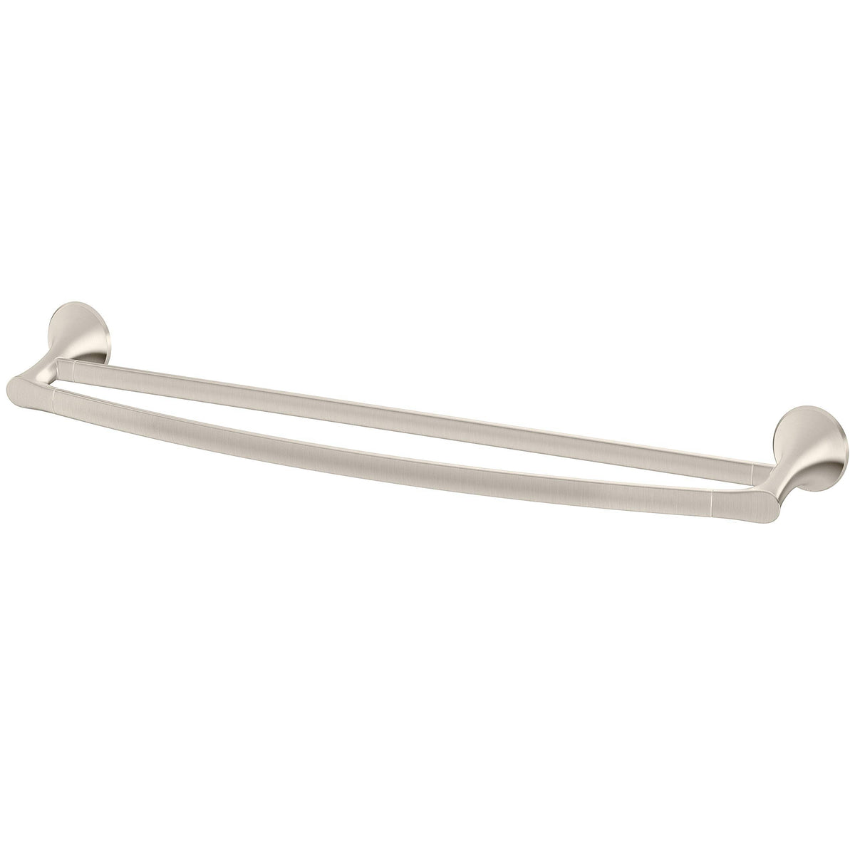 Brushed Nickel Double Towel Bar W758990