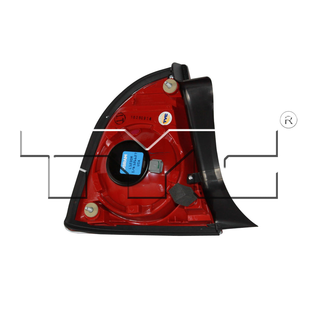TYC 11-6313-00 TYC Regular Fits select: 2008-2012 CHEVROLET MALIBU LTZ V133324