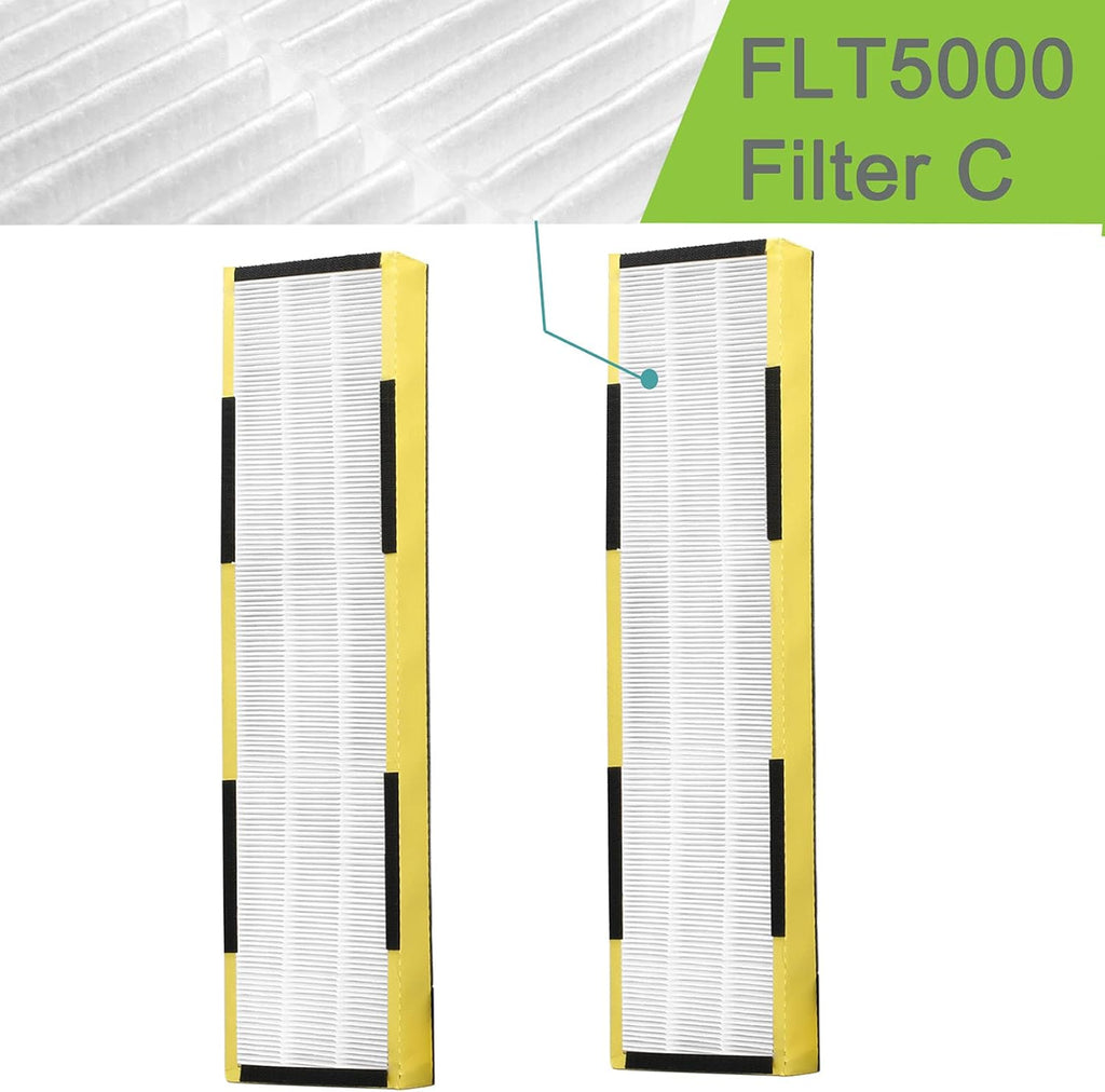 2 Pack Replacement Filter C with 10 Pack Carbon Filters H3691