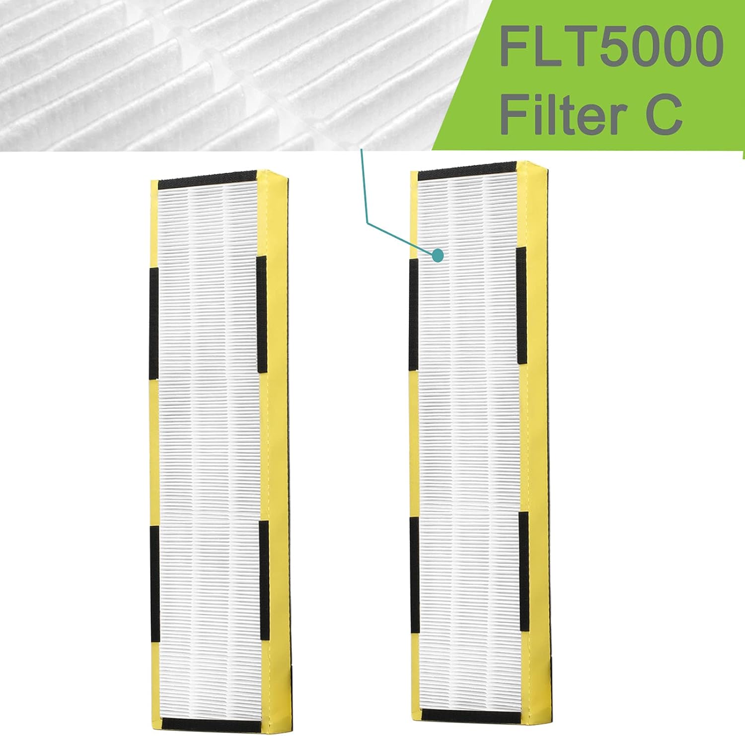 2 Pack Replacement Filter C with 10 Pack Carbon Filters H3691