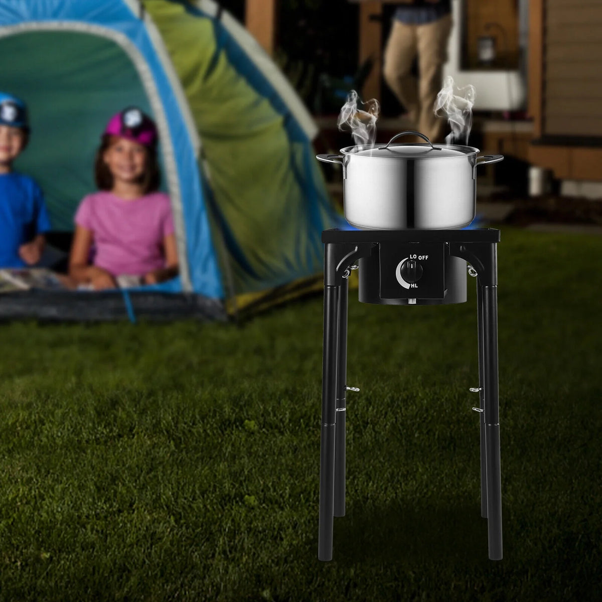 Portable Propane Gas Burner Outdoor Cooker Stove W741