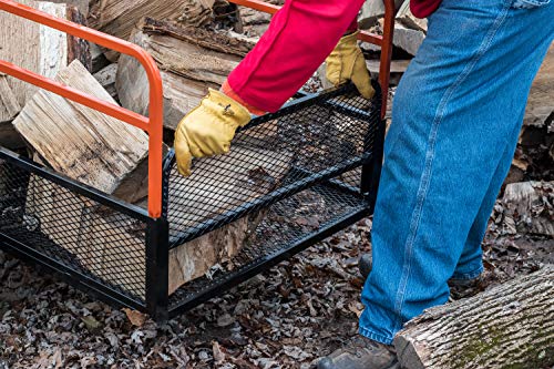 Orange Black Steel Dump Cart R611599