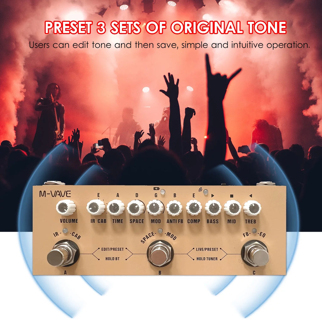 Wireless Guitar Effect Pedal U5802