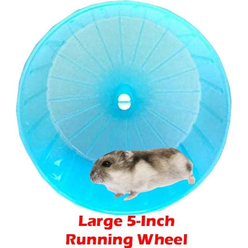 2 Levels Hamster Habitat Rodent Cage (Blue) Y696415