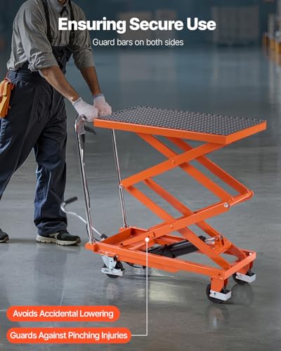 Black Electric Lift Table with 330 lbs Capacity W837
