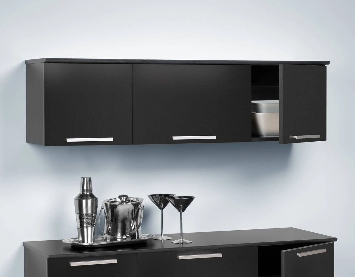Black Wall Mounted Hutch Y677