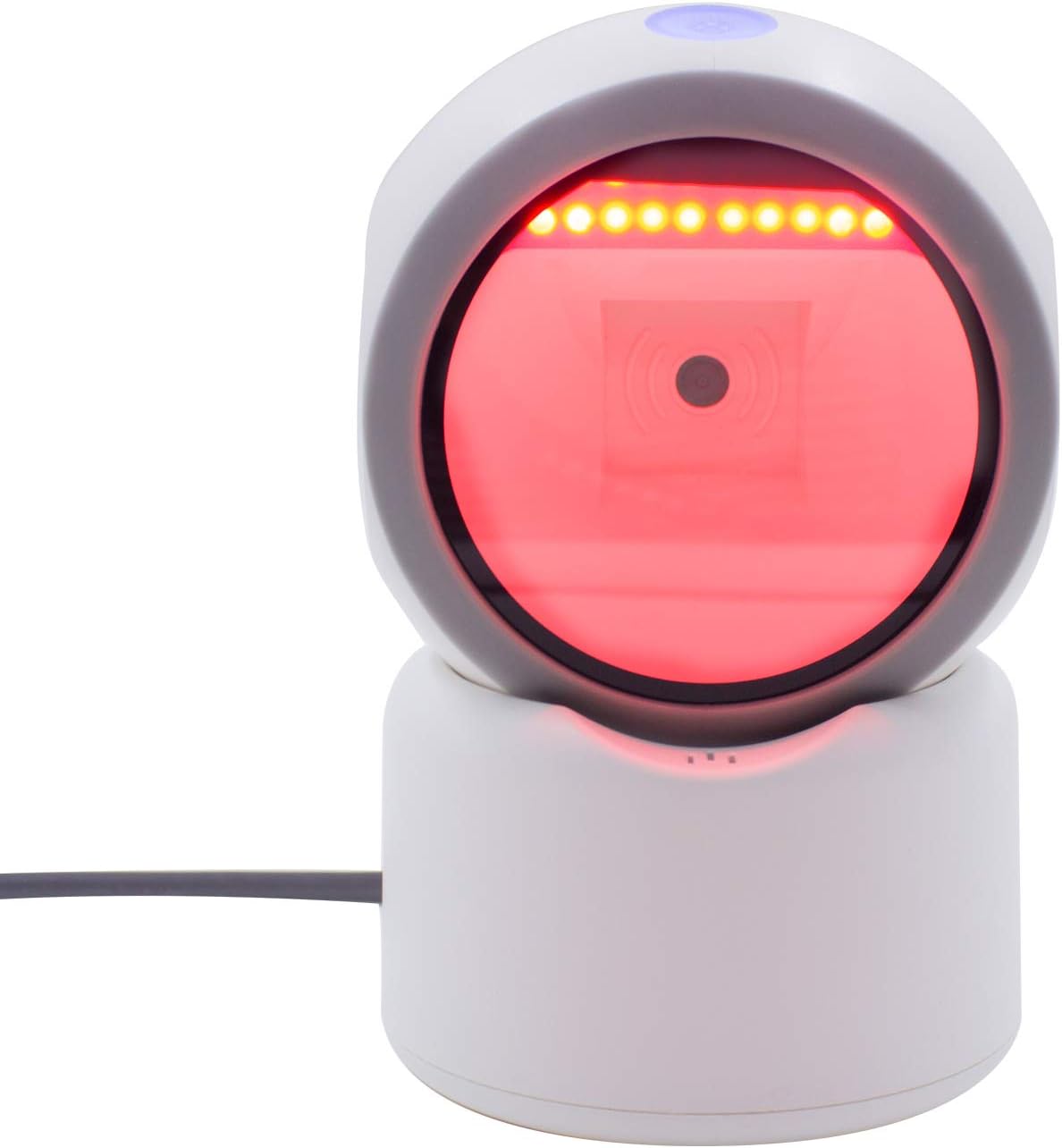 2D QR Desktop Barcode Scanner, Omnidirectional Hands-Free Automatic USB Barcode Reader, Pack of 2 Y8784