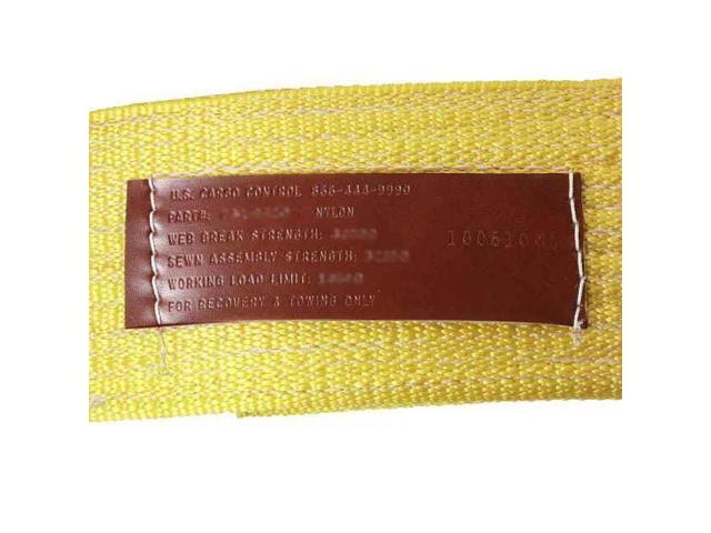 Nylon Recovery Strap with Cordura Eyes D464