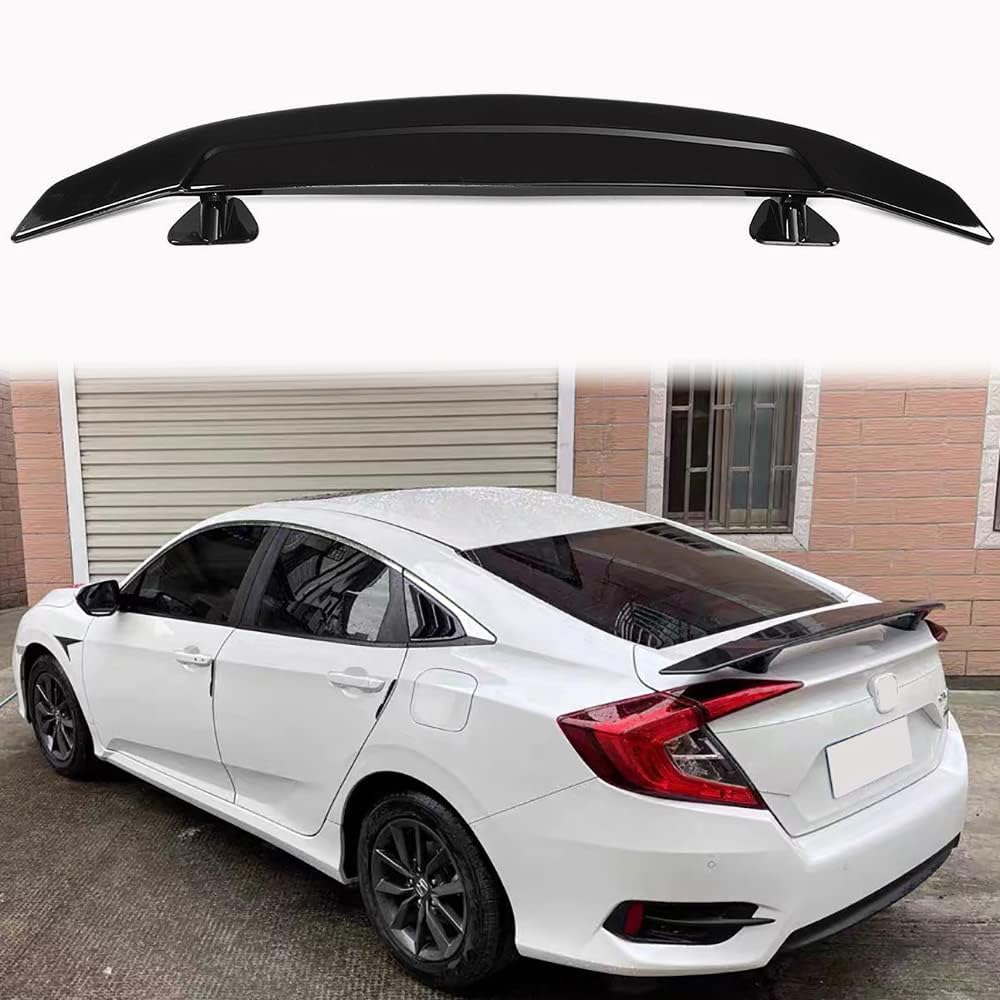 Glossy Black ABS Racing Spoiler Wing H5065