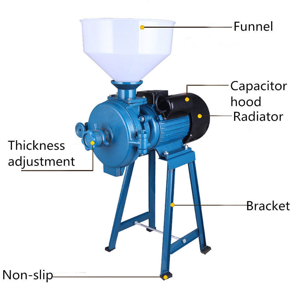 Electric Dry Grinder Flour Grinding Machine Z6775