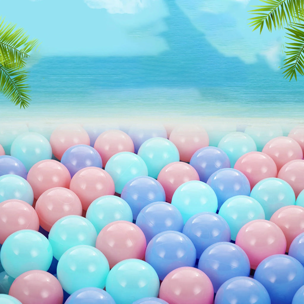100Pcs Crush Proof Plastic Play Balls B898