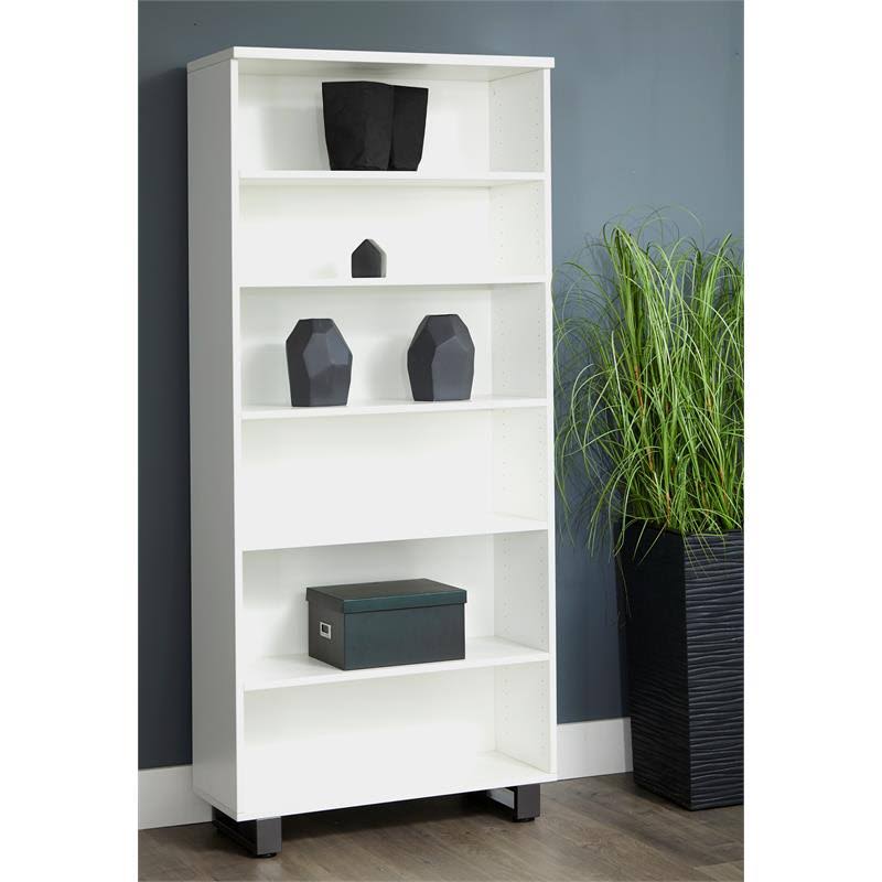 White Bookcase M695