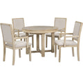 5-Piece Extendable Wood Dining Table Set W745