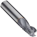 Carbide Square Nose End Mill, TiCN Finish, 3 Flutes, 4x22 Overall Len J31252