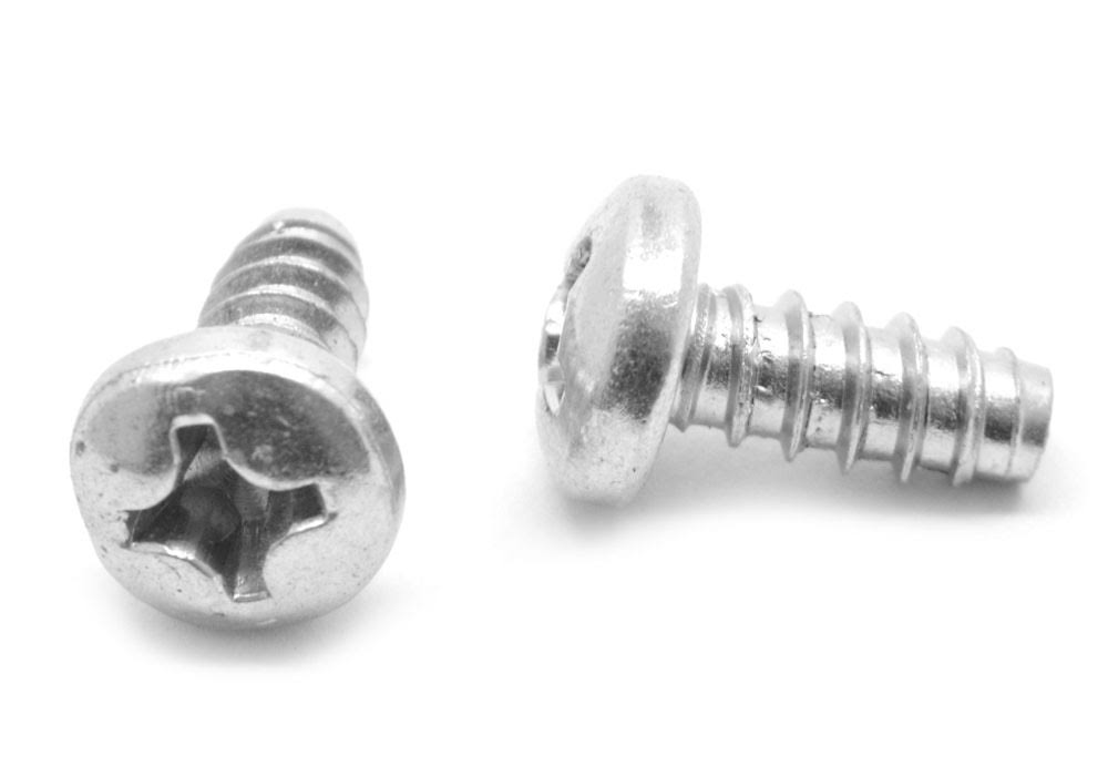 10-16 x 1 1/2 Sheet Metal Screw Phillips Pan Head Type B Zinc Plated L455