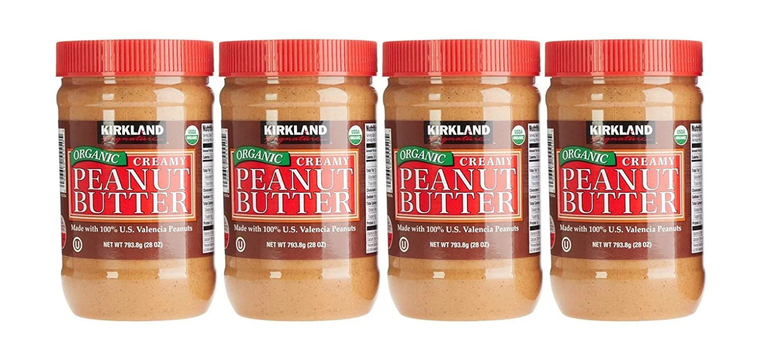 2 Packs Organic Peanut Butter, 28 oz, 2 Count Z62923