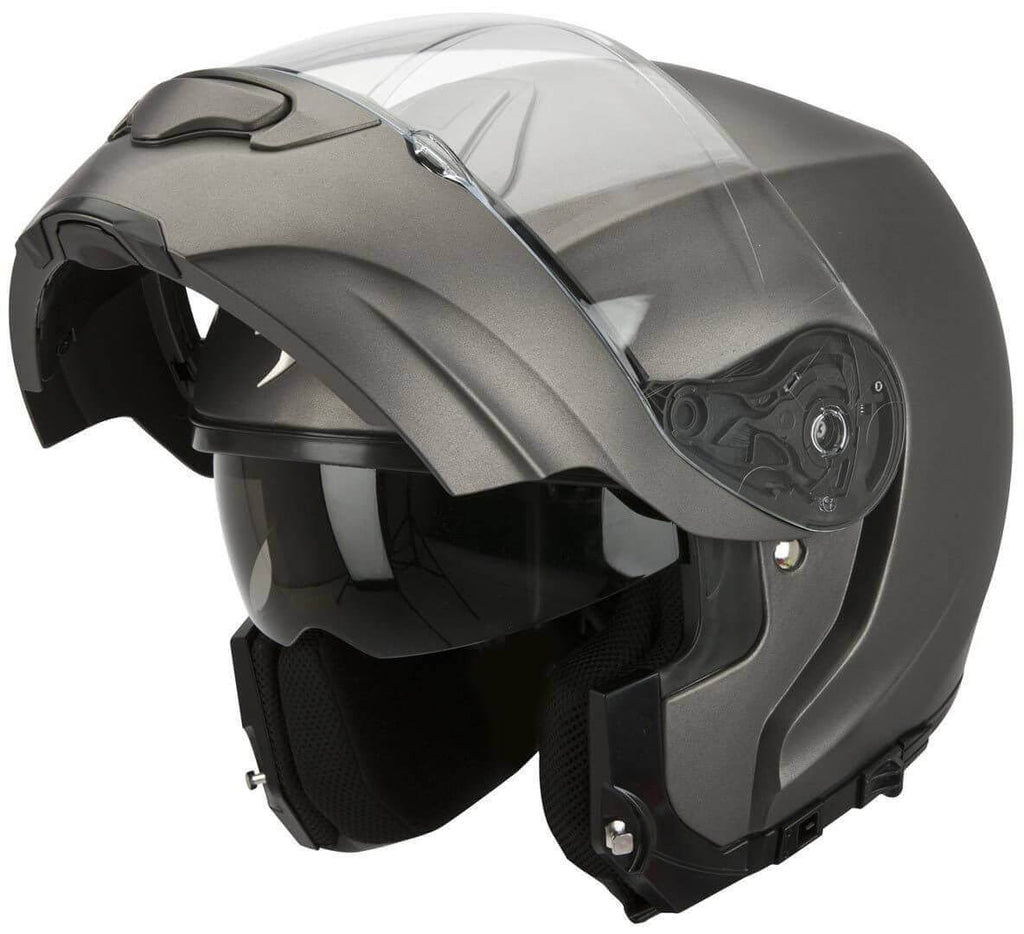 Matt Anthracite Motorcycle Helmet S257
