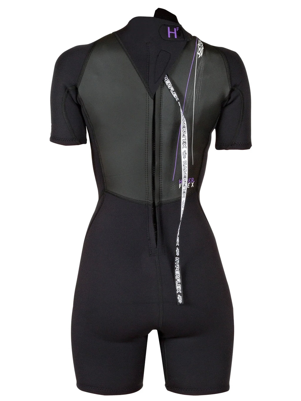 Black 2.5mm Shorty Back Zip Wetsuit O161