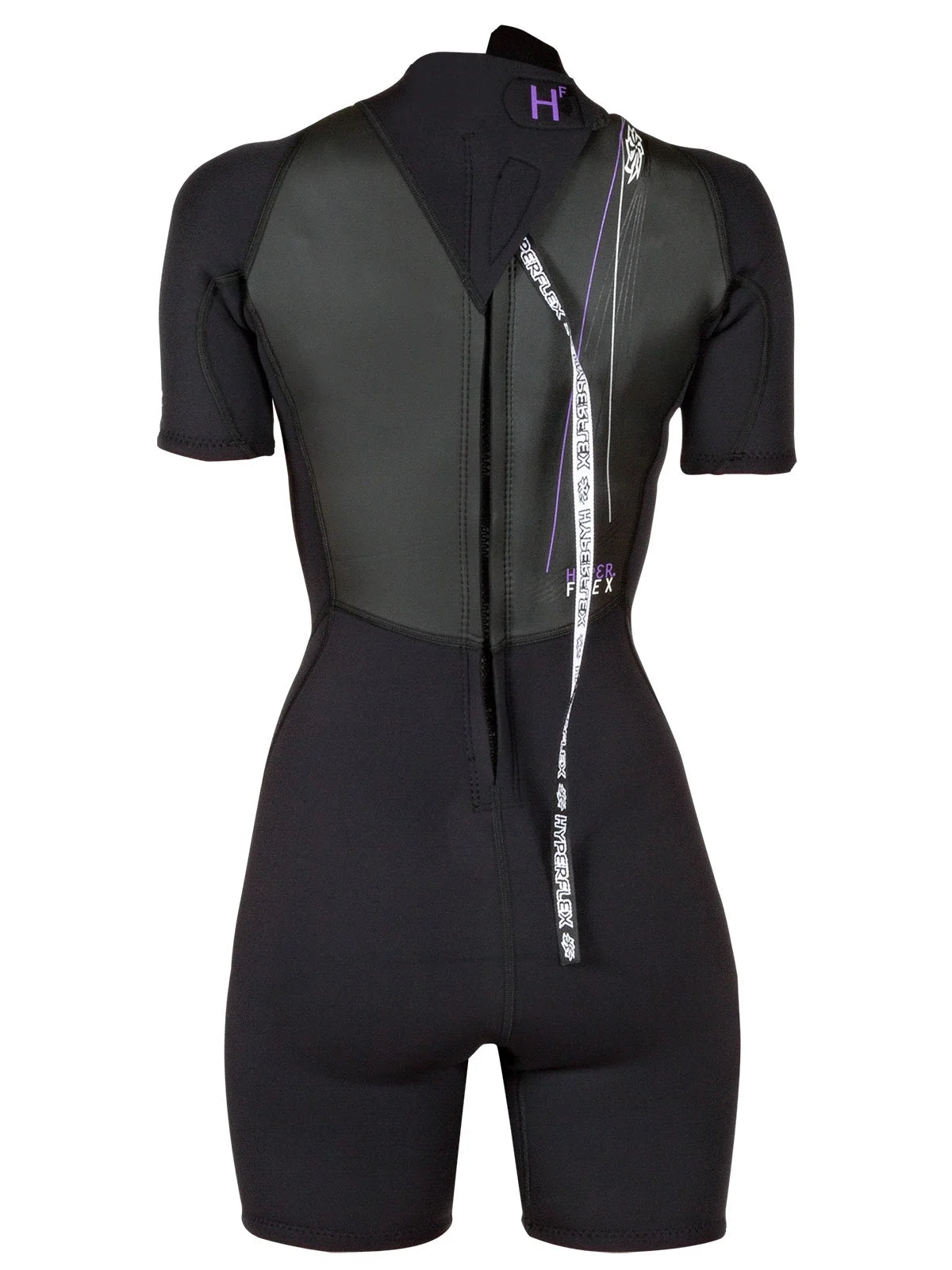Black 2.5mm Shorty Back Zip Wetsuit O161