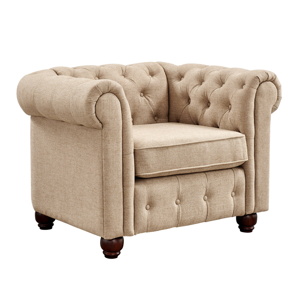 Cream 3pc. Living Room Set P58591