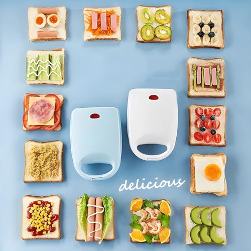 Small Electric Sandwich Maker with Reminder Light L29922